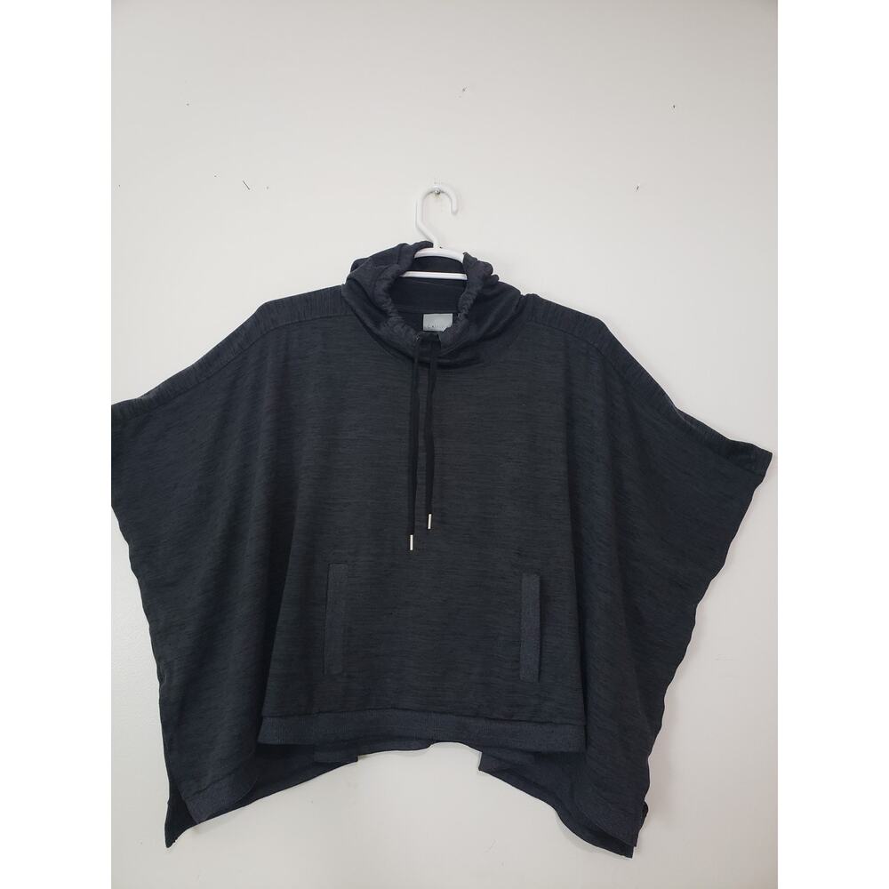 (O5) Y2K Athleta Sweater Size S Techie Sweet Blissful Hooded Poncho Oversize